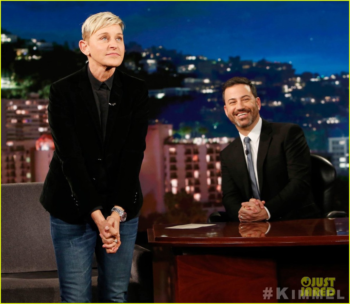 Ellen DeGeneres Tells 'Kimmel' Why She Decided to Return to StandUp