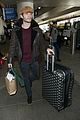 ed westwick jets into lax after the holidays 01