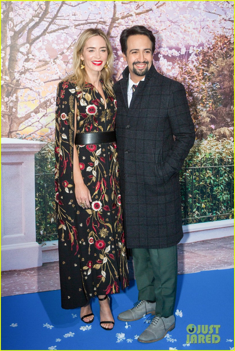 Emily Blunt & LinManuel Miranda Premiere 'Mary Poppins Returns' in
