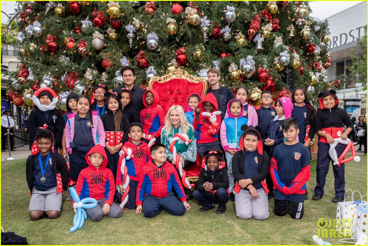 Hilary Duff Hosts Holiday Gathering With Operation Progress at The