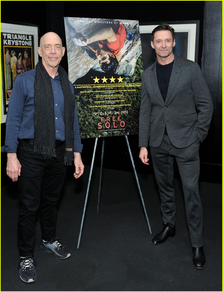 hugh jackman hosts special screening of free solo in nyc 134194638