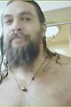 jason momoa goes shirtless while promoting snl from the shower 05