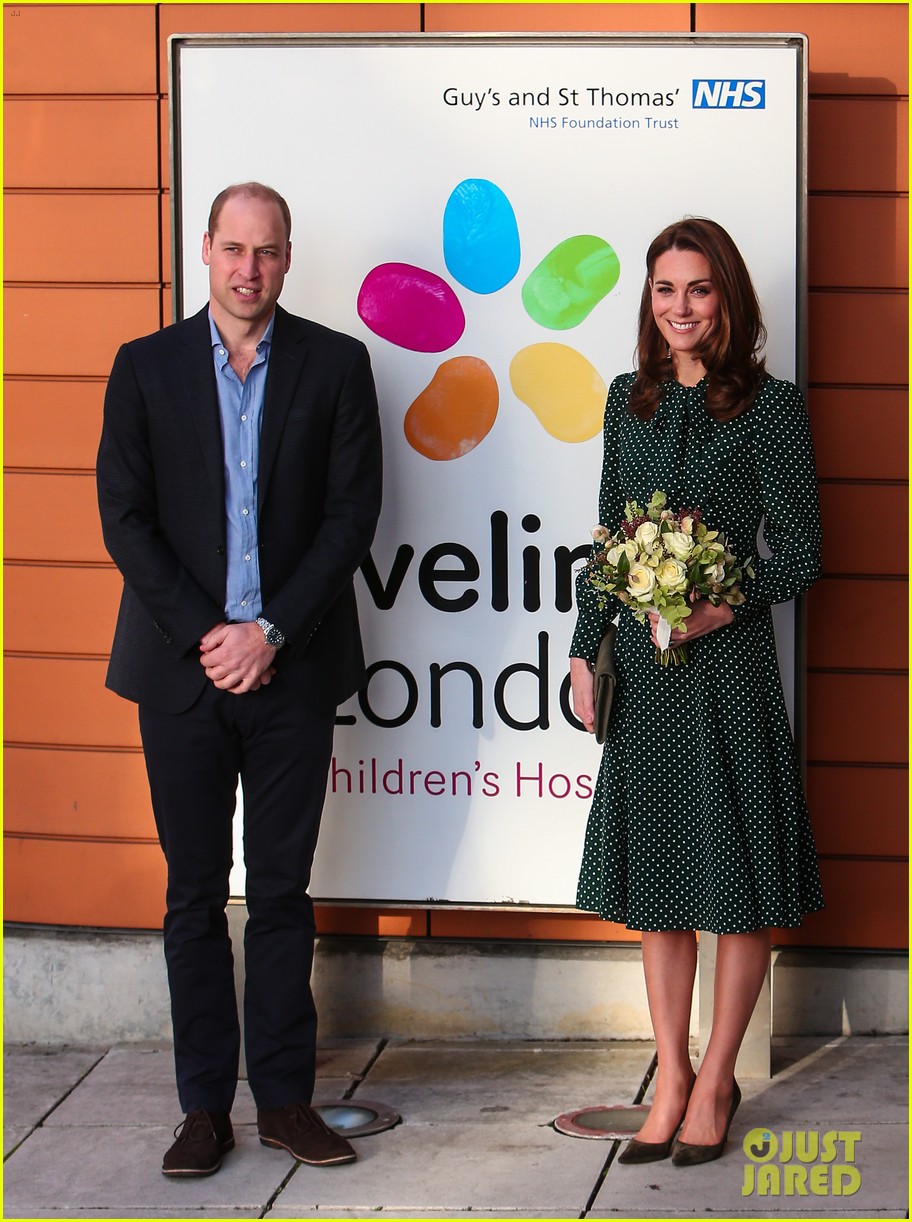 Kate Middleton & Prince William Visit Children's Hospital as the