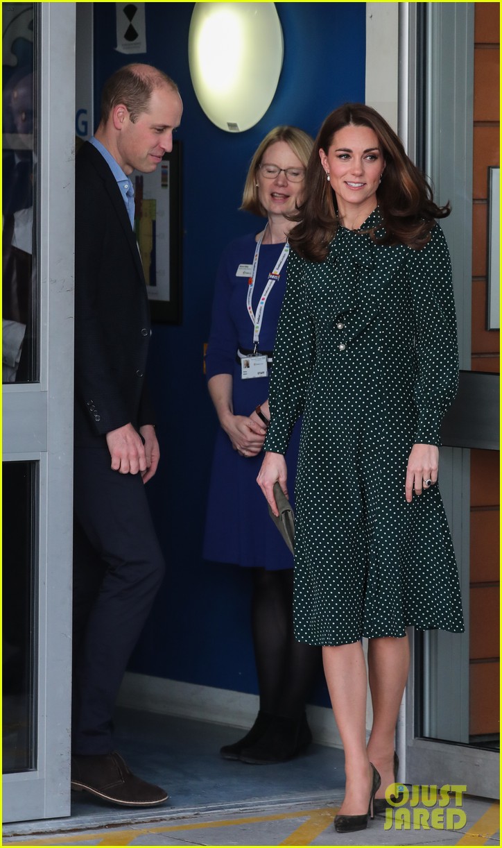 Kate Middleton & Prince William Visit Children's Hospital as the