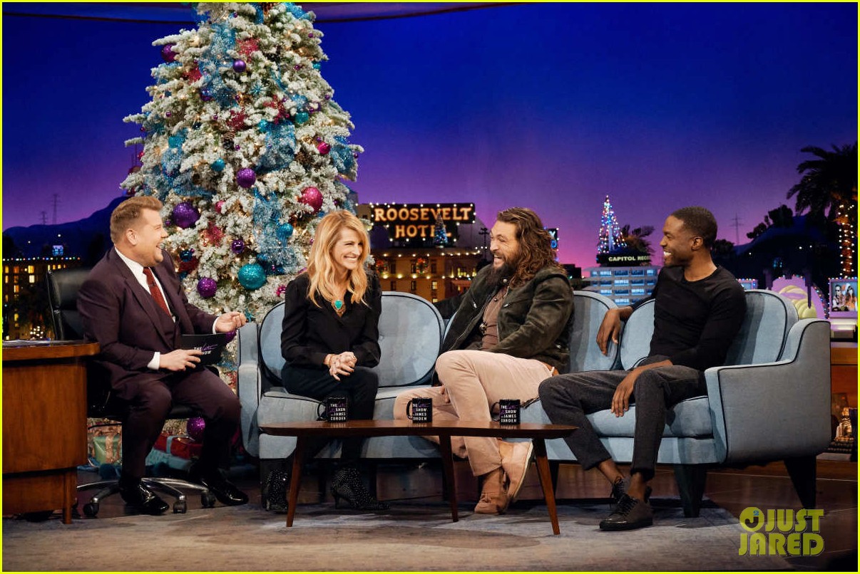 Jason Momoa 'Geeked Out' Over Meeting Julia Roberts on 'Late Late Show