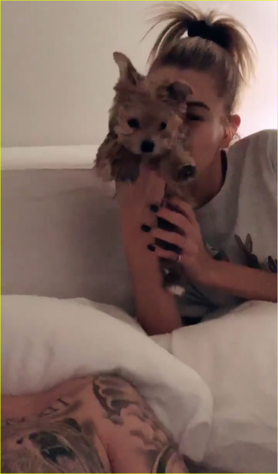 justin hailey bieber adopt adorable puppy for christmas 054201671