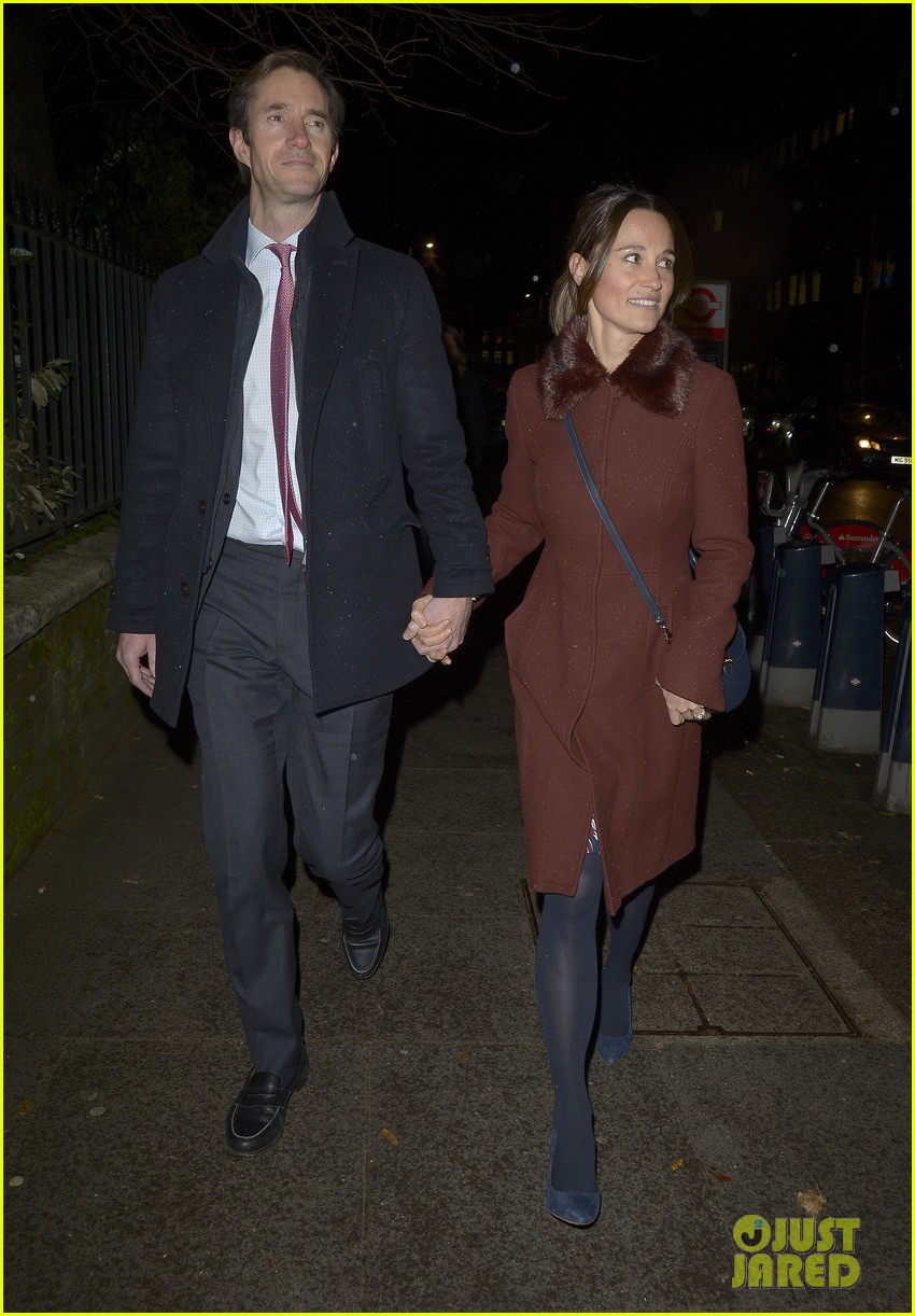 New Parents Pippa Middleton & James Matthews Attend an Evening Church