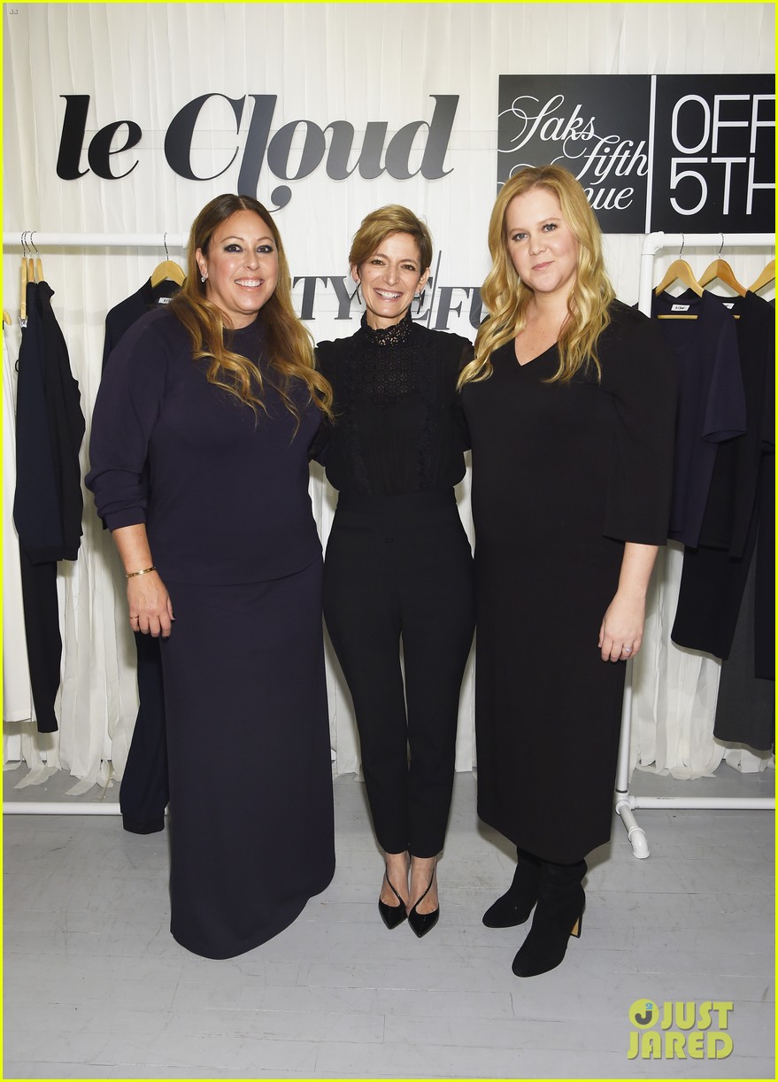 amy schumer gets support from armie hammer justin theroux at le cloud collection launch 114198270