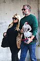 pregnant jessica simpson eric johnson head to holiday party 03