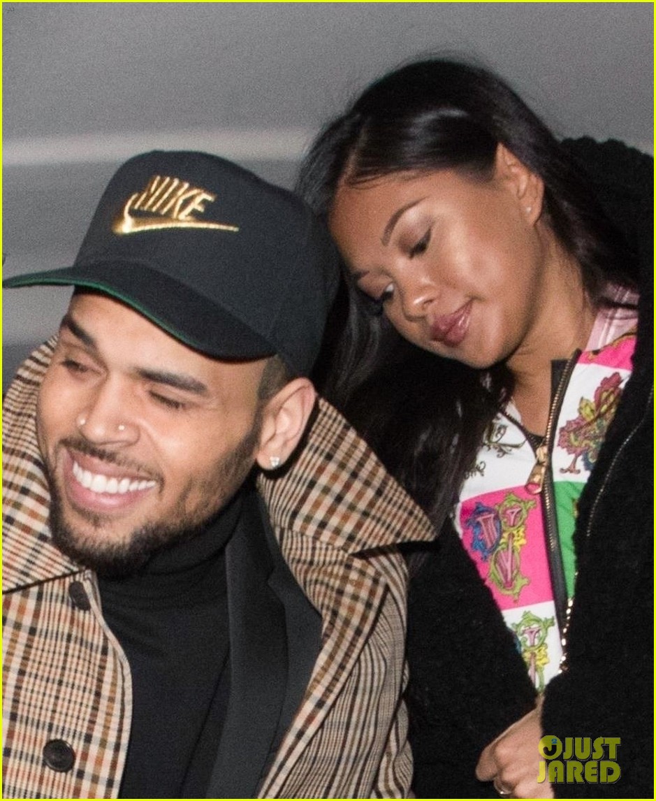 chris brown emerges in paris with ammika harris after arrest 074215493