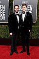 lucas hedges suits up for golden globes 2019 with boy erased writer garrard conley 02