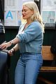 hilary duff bright blue lunch with friends 06