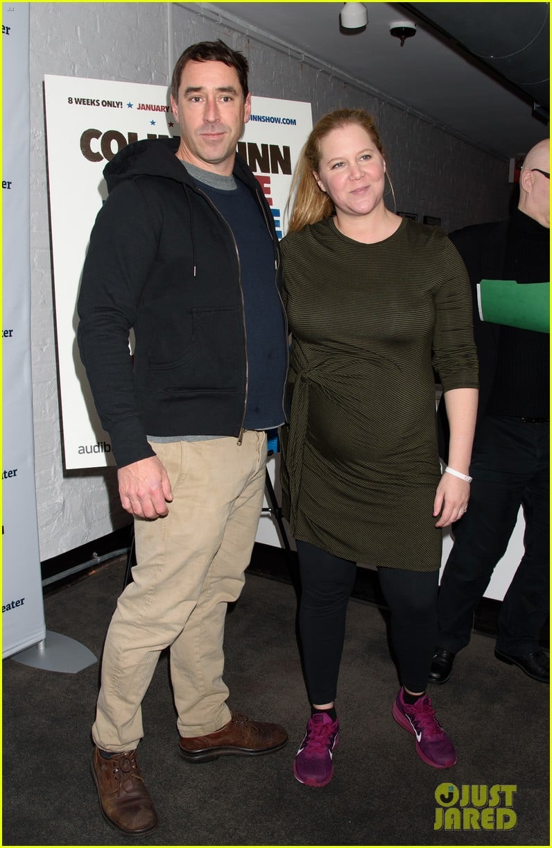 Pregnant Amy Schumer & Husband Chris Fischer Attend 'Red State Blue