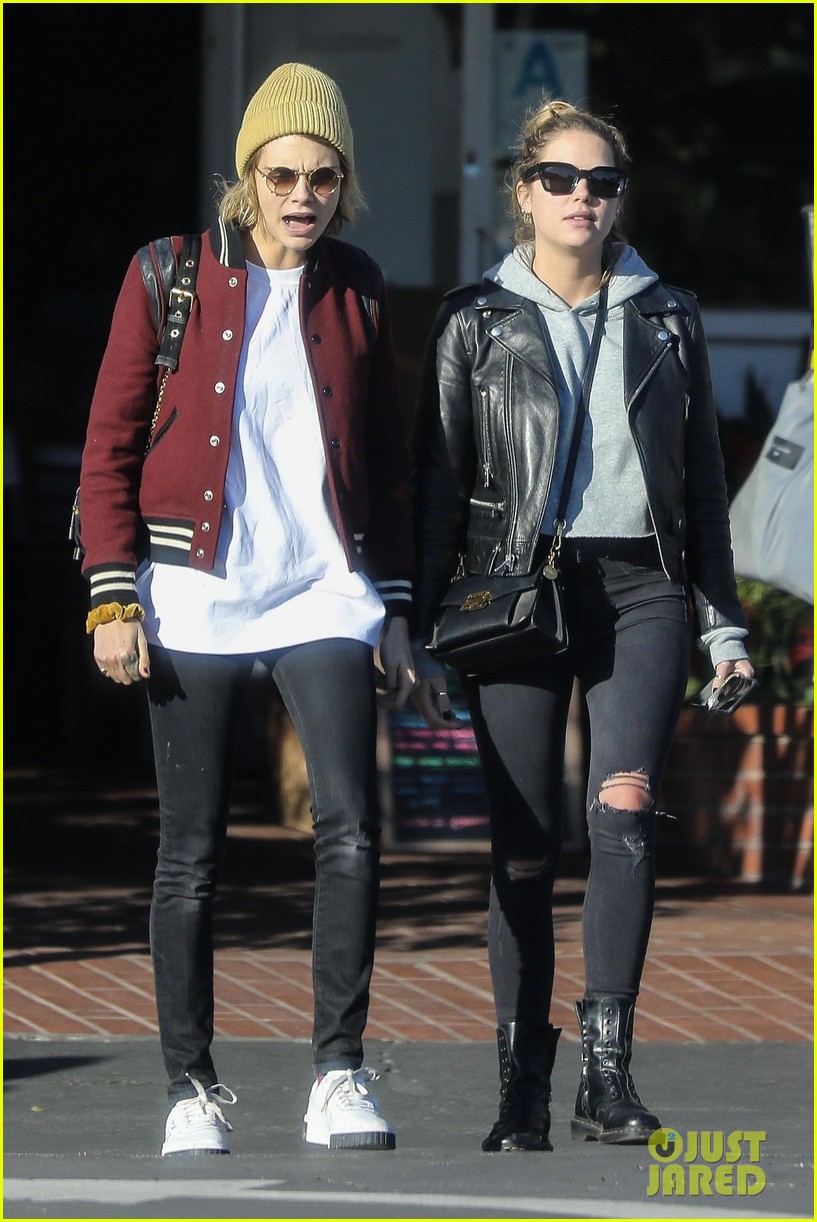 cara delevingne ashley benson step out for lunch in weho 054224813