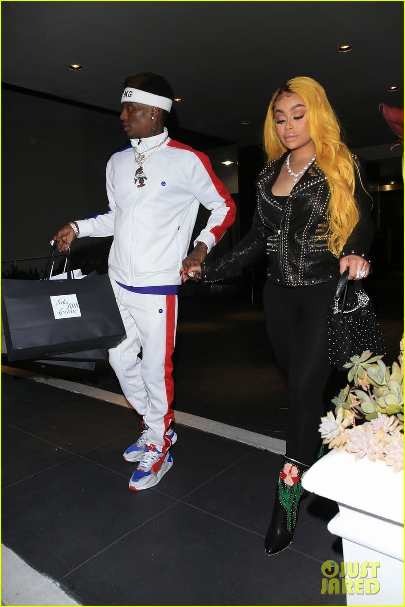 Blac Chyna & New Boyfriend Soulja Boy Spend Valentine's Day Together