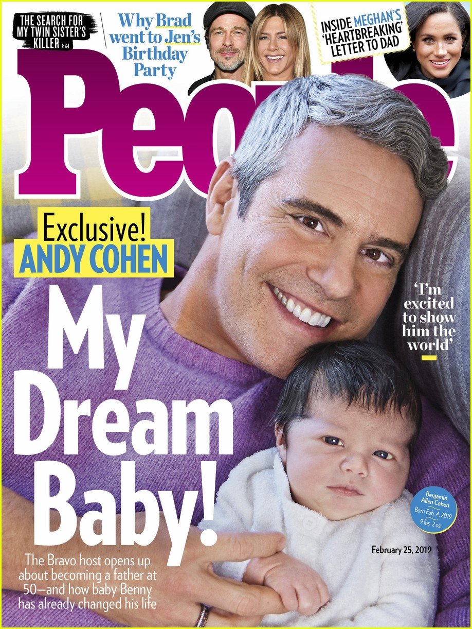 Andy Cohen Debuts His Son Benjamin See His First Photo! Photo(00)