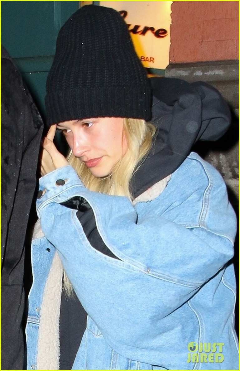 hailey bieber bundles up for night out nyc 034238808
