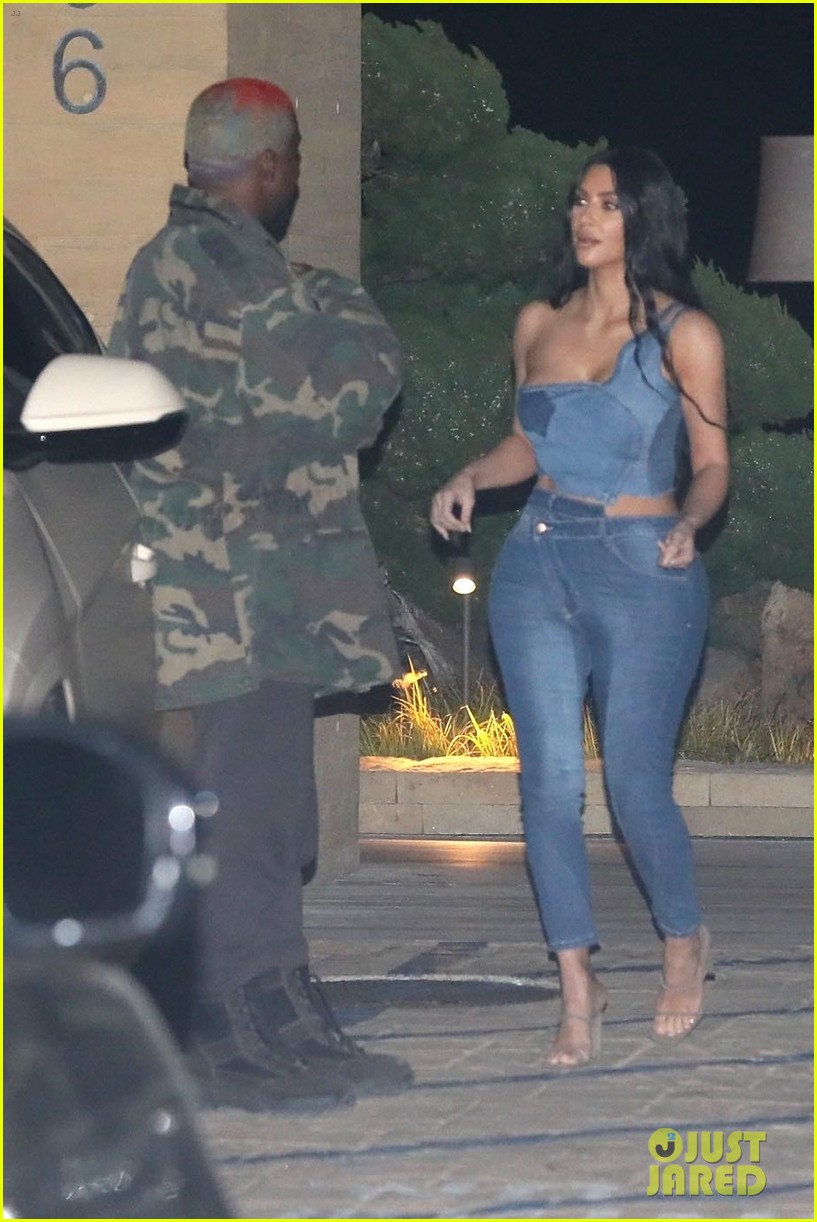 Kim Kardashian & Kanye West Share a Kiss While Celebrating Jonathan