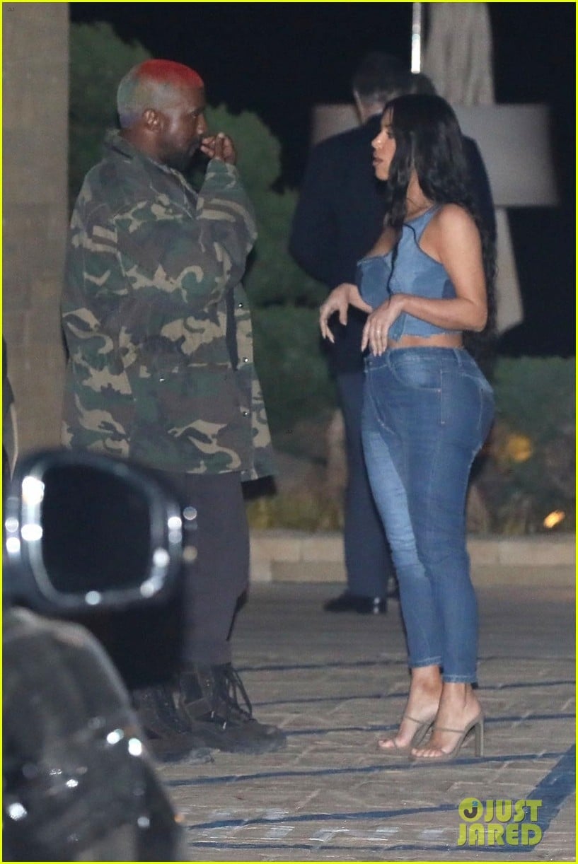 Kim Kardashian & Kanye West Share a Kiss While Celebrating Jonathan