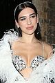 dua lipa rocks feathered frock for brit awards after party 04