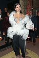 dua lipa rocks feathered frock for brit awards after party 05