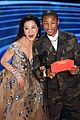 pharrell williams takes the stage in camo print at oscars 2019 05