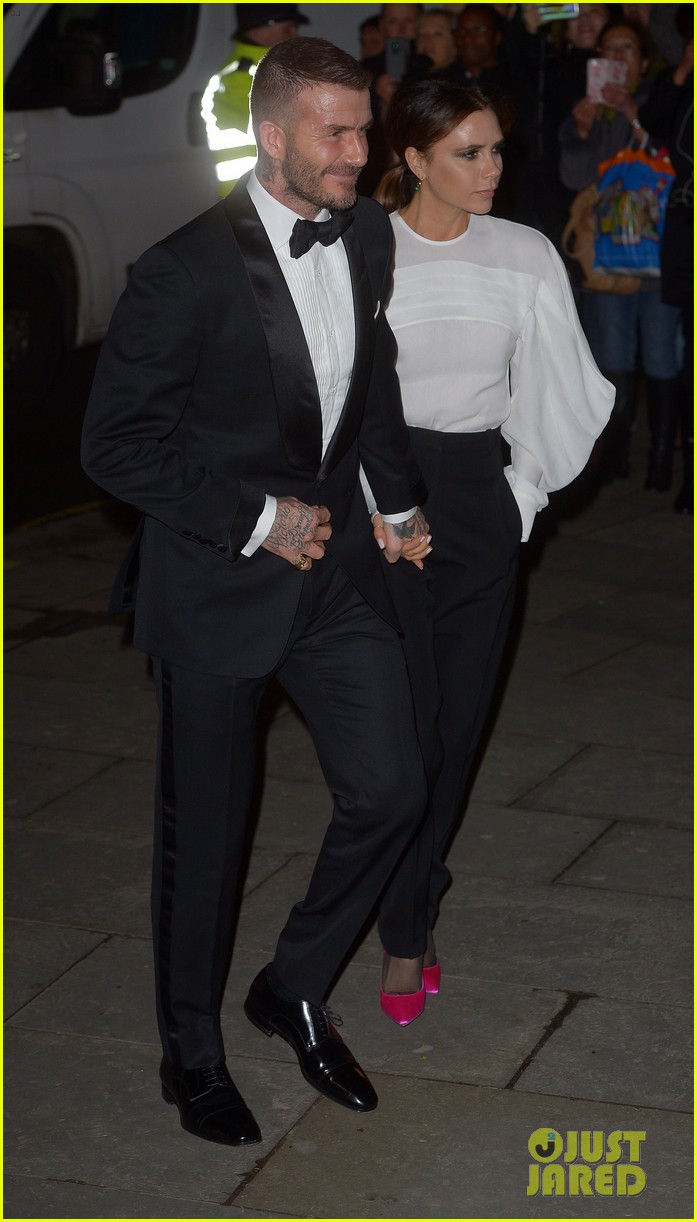 david victoria beckham step out for portrait gala in london 16