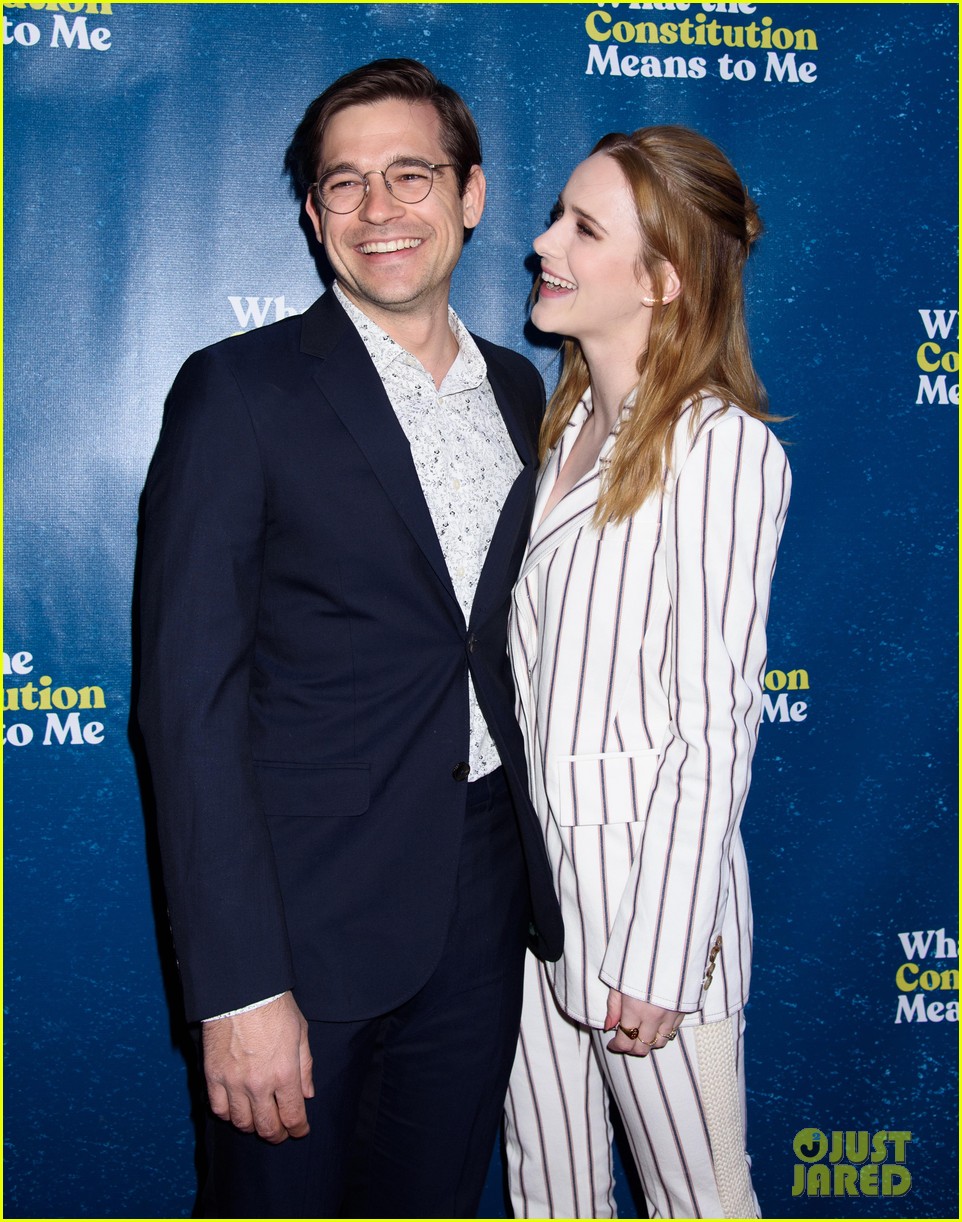 Rachel Brosnahan & Husband Jason Ralph Step Out for 'What the