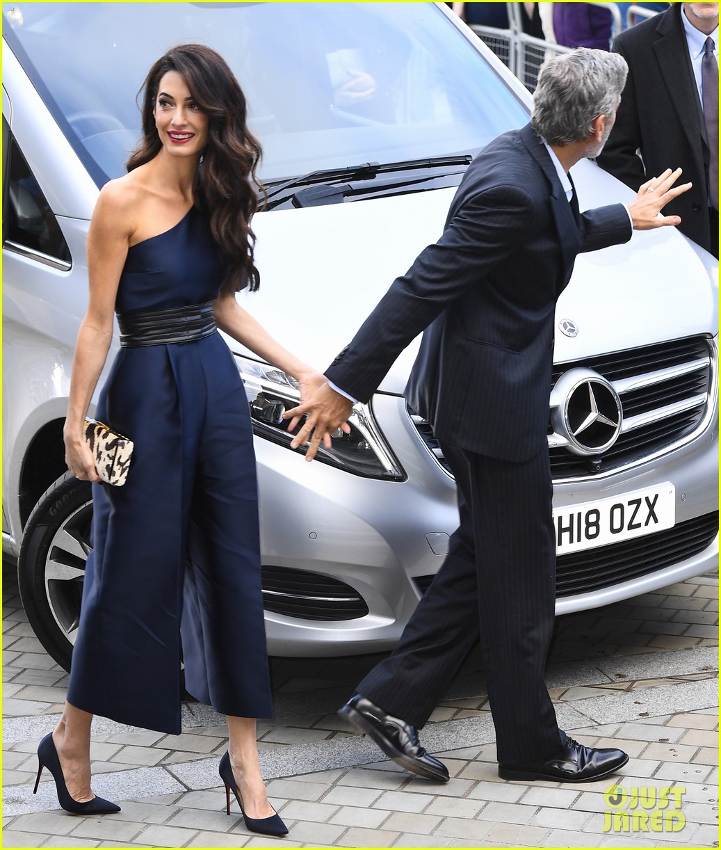 george amal clooney get honored together at peoples postcode lottery charity gala 094256812