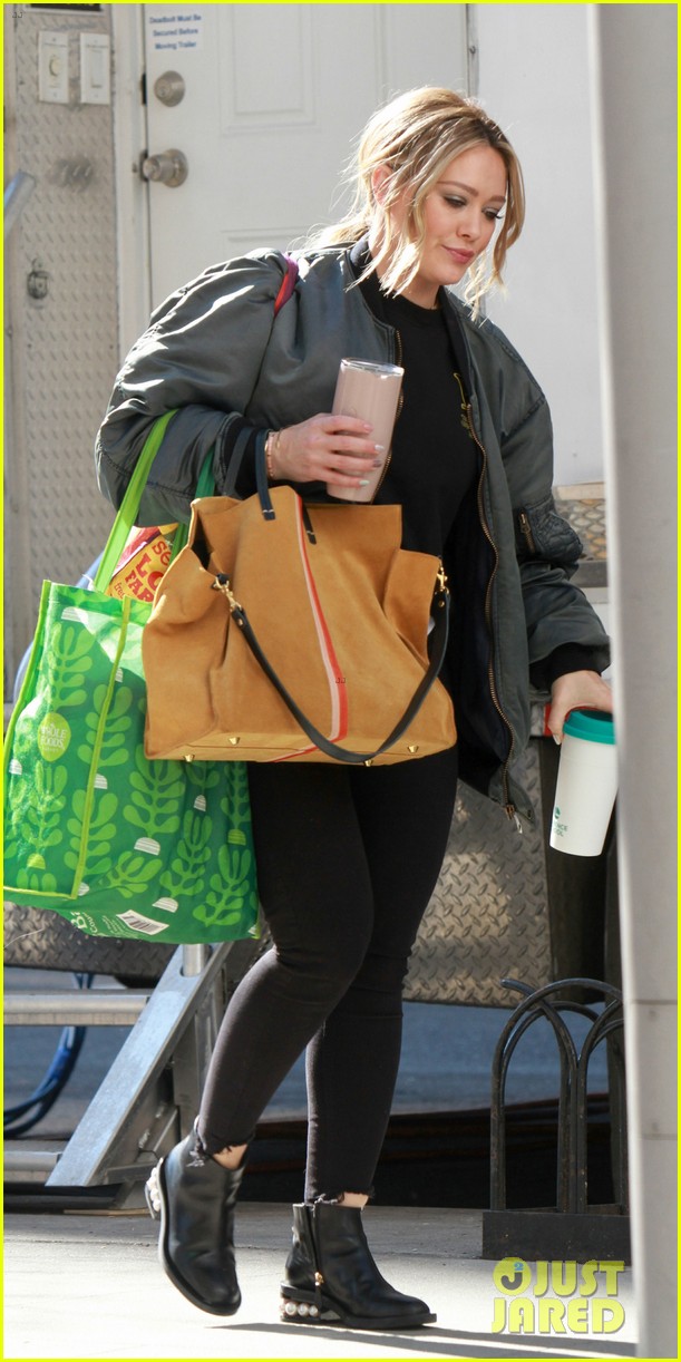 hilary duff is all smiles while filming younger in nyc 08