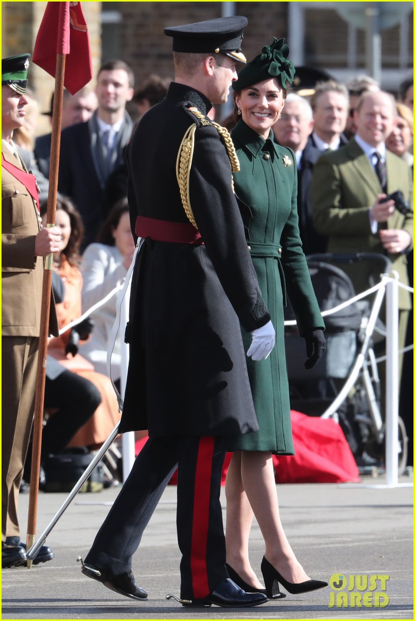 Prince William & Kate Middleton Attend Irish Guards St. Patrick's Day