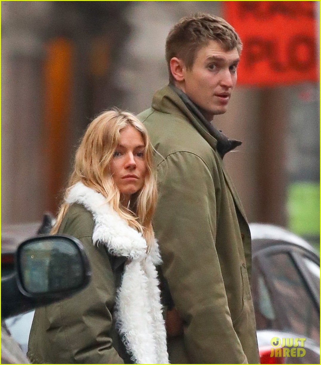 Sienna Miller & Boyfriend Lucas Zwirner Catch a Sunday Show Photo