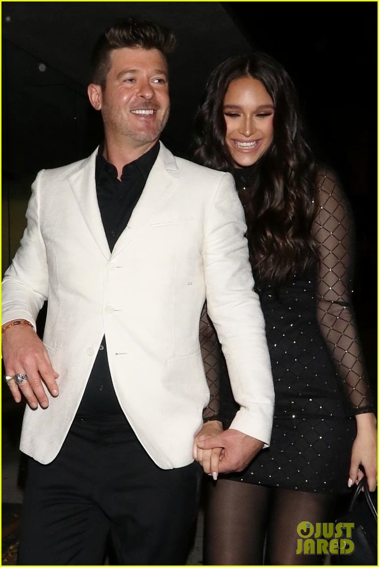 robin thicke april love geary couple up for night out 06