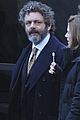 michael sheen rose leslie the good fight filming 06
