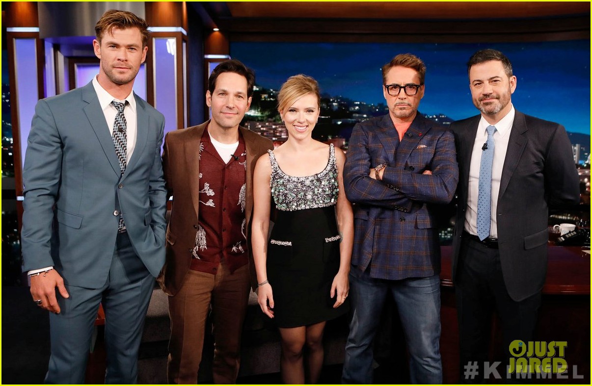 'Avengers' Cast Read 'Infinity War' Children's Book on 'Kimmel' Watch