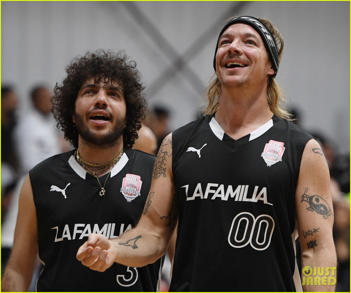 diplo is cowboy at roc nations roc da court all star basketball game 04
