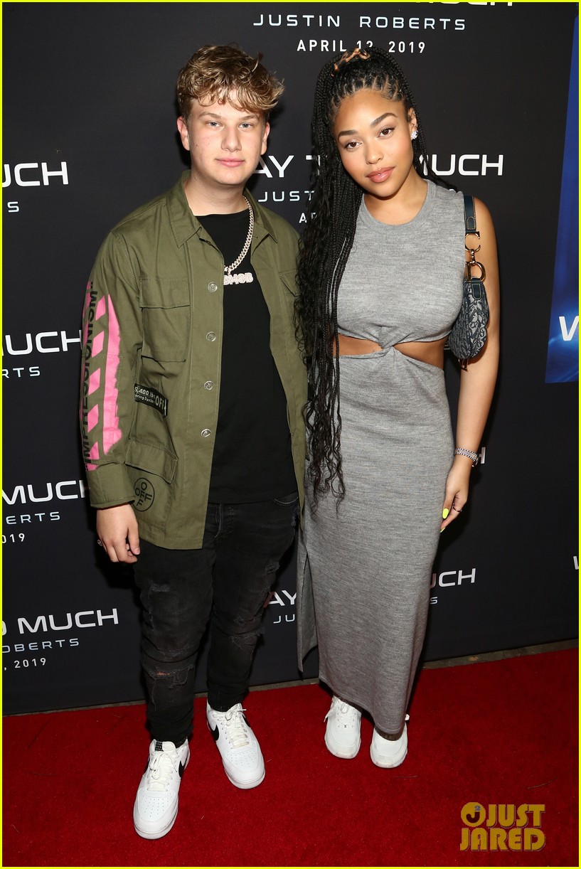 Jordyn Woods Supports Justin Roberts at His 'Way Too Much' Music Video(02)