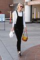 jaime king keeps it chic in black overalls while running errands 01