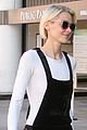 jaime king keeps it chic in black overalls while running errands 02
