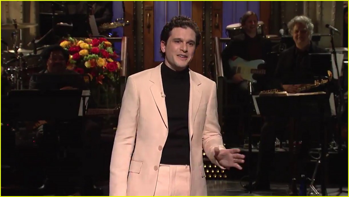 Kit Harington's 'Thrones' CoStars Crash His 'SNL' Monologue! Photo