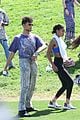 jaden and willow smith check out kanye wests sunday service coachella set 05