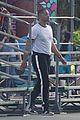 will smith shoots hoops while filming bad boys 02