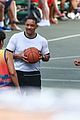 will smith shoots hoops while filming bad boys 04