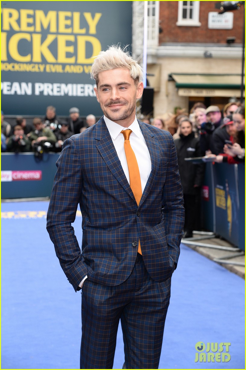 zac efron lily collins premiere extremely wicked in london 044277196
