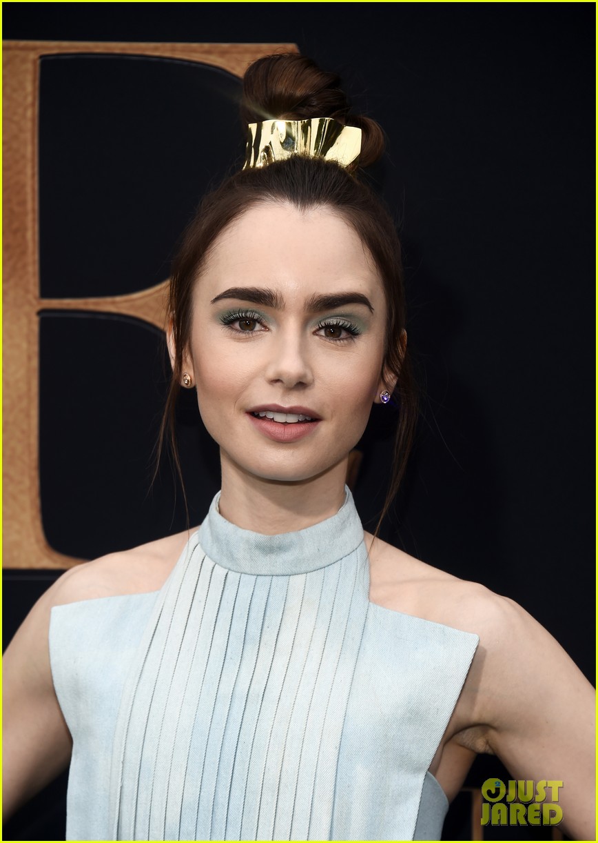 lily collins nicholas hoult look so stylish tolkien premiere 134288121