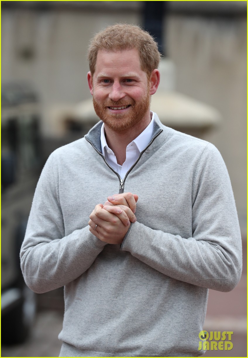 Prince Harry Is Beaming in First Photos After Royal Baby Boy's Birth
