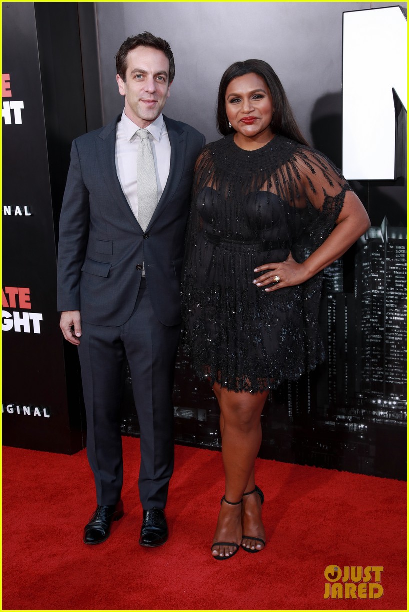 mindy kaling supported by novak late night premiere 184301232