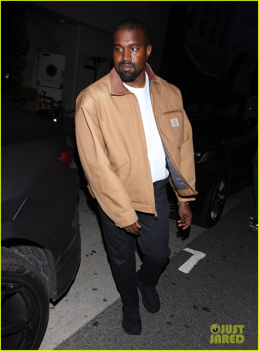 kim kardashian kanye west step out for dinner after welcoming psalm 34