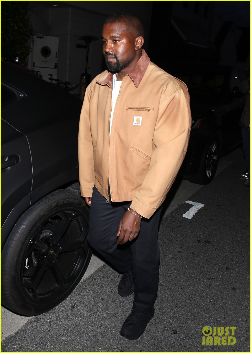 kim kardashian kanye west step out for dinner after welcoming psalm 374297736
