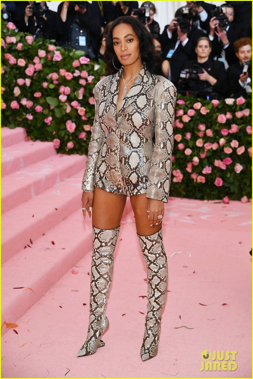 solange knowles is a python on met gala 2019 red carpet 014285837
